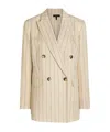 Rag & Bone Emile Pinstriped Double-breasted Blazer In Multi