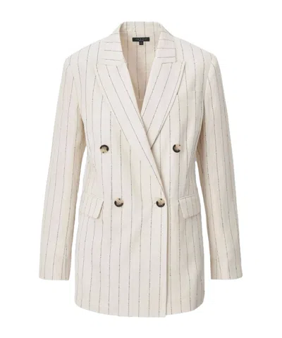 Rag & Bone Emile Striped Blazer In Neutral