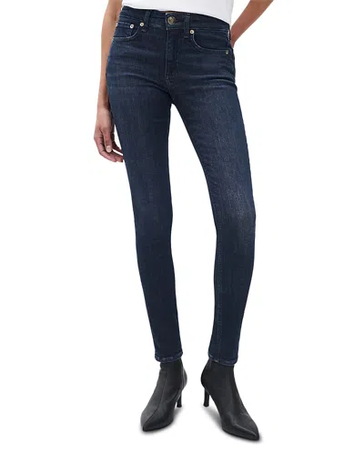 RAG & BONE RAG & BONE EPIC CATE MID RISE ANKLE SKINNY JEANS IN HILLCREST