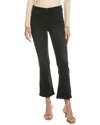 Rag & Bone Flexi Peyton Mid Rise Ankle Bootcut Jeans In Midnight In Black