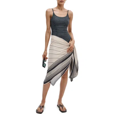 Rag & Bone Erina Stripe Scarf In Multi