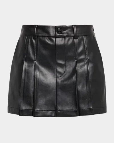 RAG & BONE ESME FAUX LEATHER SKORT