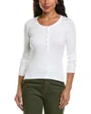 Rag & Bone Essie Henley Top In White