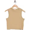 Rag & Bone Essie Rib Crop Tank In Brown