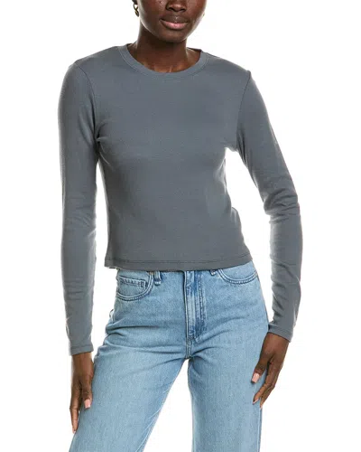 Rag & Bone Essie Rib Shirt In Gray