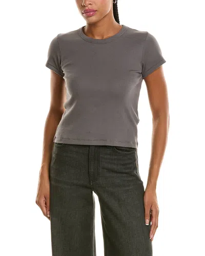 Rag & Bone Essie Rib T-shirt In Gray