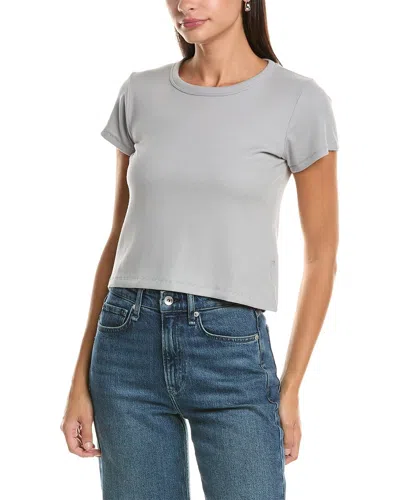 Rag & Bone Essie Rib T-shirt In Gray