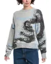 Rag & Bone Estelle Crewneck Sweater In White