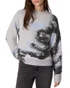 Rag & Bone Estelle Crewneck Sweater In Ivory Multi