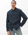 Rag & Bone Evan Infuse Denim Chore Jacket In Purple