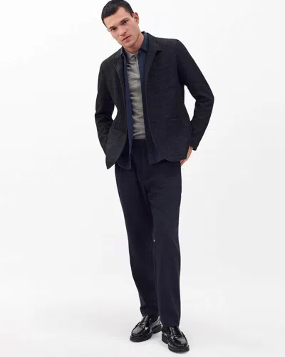 Rag & Bone Evan Italian Wool Trousers In Blue