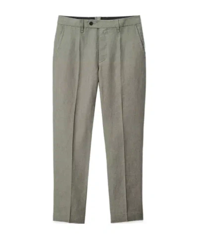 Rag & Bone Evan Straight-leg Trousers In Gray