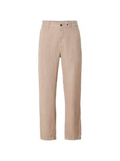 Rag & Bone Evan Linen Trousers In Neutral