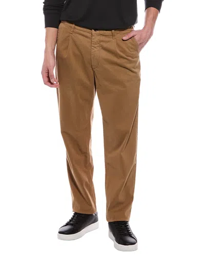 Rag & Bone Evan Pleated Chino In Brown