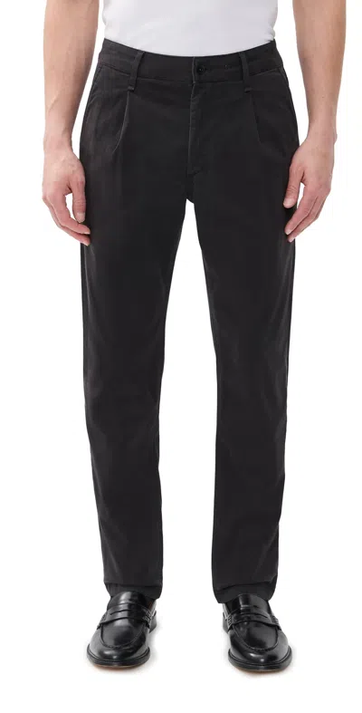 Rag & Bone Evan Pleated Chino Pants Black