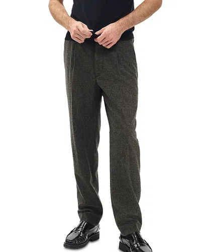 Rag & Bone Evan Pleated Trousers In Black