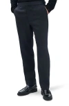 Rag & Bone Evan Side Stripe Wool Pants In Brown