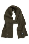 Rag & Bone Evan Wool Scarf In Green