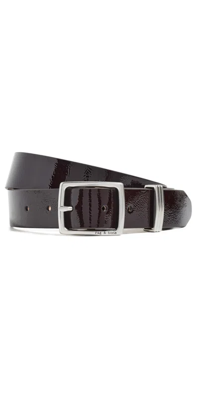 Rag & Bone Ex-boyfriend Belt 2.0 Morello Patent