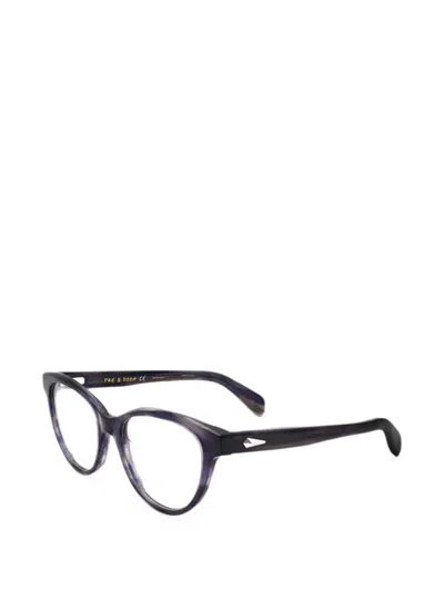 Rag & Bone Eyewear 캣아이 프레임 안경 In 퍼플