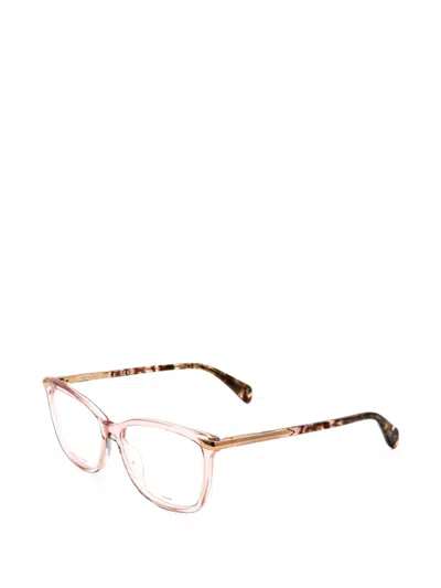 Rag & Bone Eyewear Cat-eye Glasses In 뉴트럴
