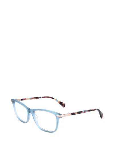Rag & Bone Eyewear 직사각 프레임 안경 In 블루