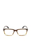 Rag & Bone Eyewear Rectangle-frame Glasses In 褐色