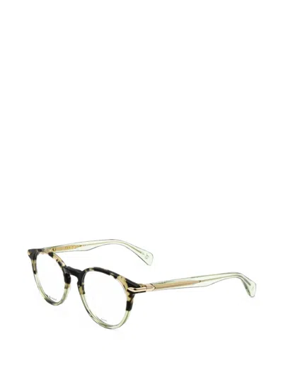 Rag & Bone Eyewear Round-frame Glasses In 브라운