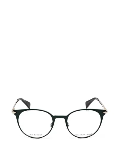 Rag & Bone Eyewear Round-frame Glasses In Blue