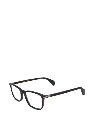 Rag & Bone Eyewear 스퀘어 프레임 안경 In 블랙