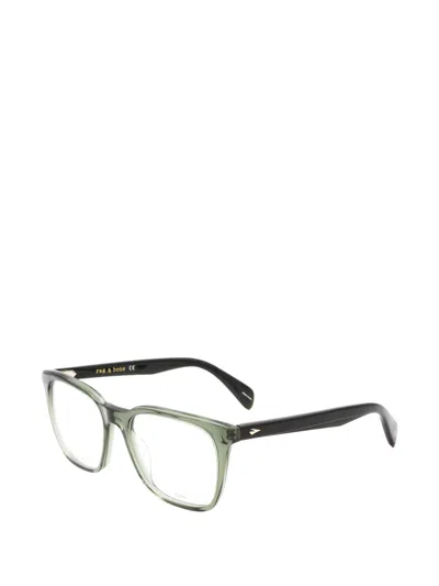 Rag & Bone Eyewear Square-frame Glasses In Green