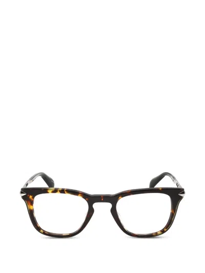 Rag & Bone Eyewear Tortoiseshell-effect Square-frame Glasses In 褐色