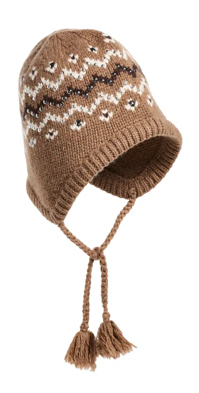Rag & Bone Fallon Stud Fair Isle Hat Cammt