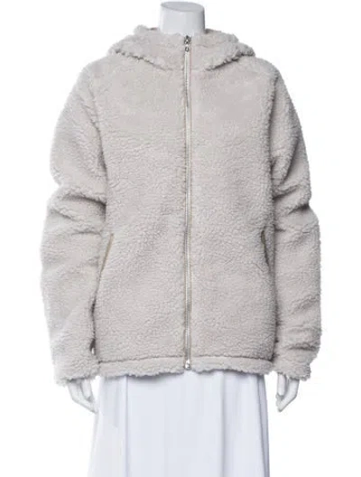 Pre-owned Rag & Bone Faux Fur Coat In Neutral