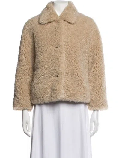 Pre-owned Rag & Bone Faux Fur Coat In Neutrals