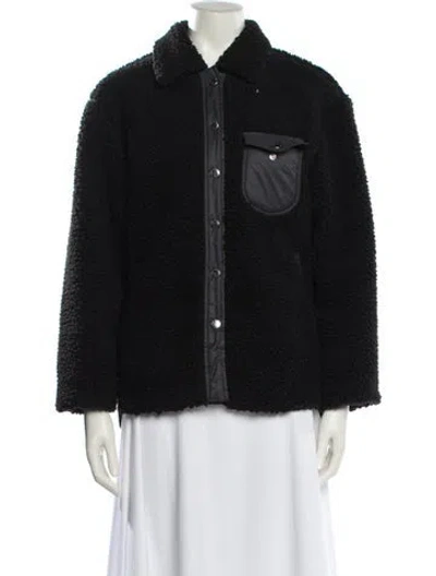 Pre-owned Rag & Bone Faux Fur Jacket In Black