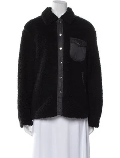 Pre-owned Rag & Bone Faux Fur Jacket In Black