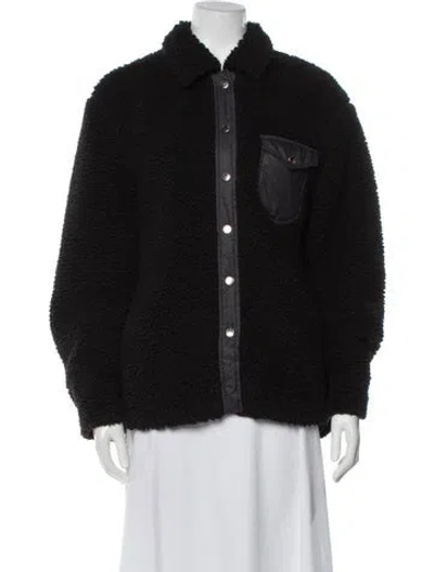 Pre-owned Rag & Bone Faux Fur Jacket In Black