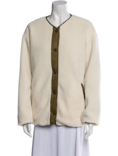 Pre-owned Rag & Bone Faux Fur Jacket In Green