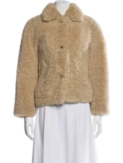 Pre-owned Rag & Bone Faux Fur Jacket In Neutral
