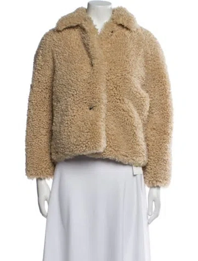 Pre-owned Rag & Bone Faux Fur Jacket In Neutral