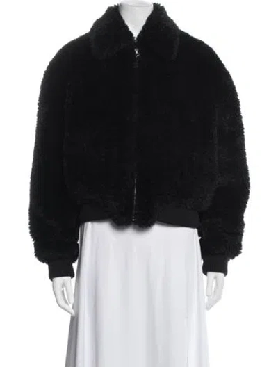 Pre-owned Rag & Bone Faux Fur Jacket W/ Tags In Black
