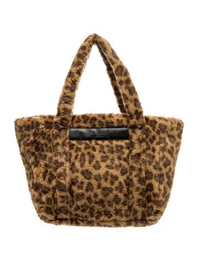 Pre-owned Rag & Bone Faux Fur Tote In Brown