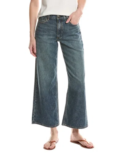 Rag & Bone Featherweight Andi Ankle Wide Leg Jean In Blue