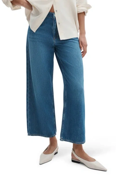 Rag & Bone Featherweight Andi Ankle Wide Leg Jeans In Blue