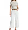 Rag & Bone Featherweight Andi Wide Leg Pants In Ecru In White