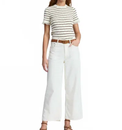 Rag & Bone Featherweight Andi Wide Leg Pants In Ecru In White