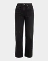 Rag & Bone Featherweight Baggy Dre Low-rise Boyfriend Jeans In Black