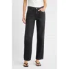 Rag & Bone Featherweight Dre Low Rise Baggy Boyfriend Jeans In Black