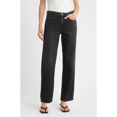 Rag & Bone Featherweight Dre Low Rise Baggy Boyfriend Jeans In Black